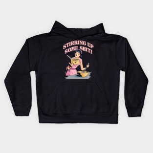 Stirring up some shit! Kids Hoodie